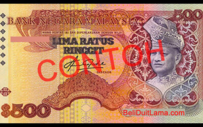 Pembeli Duit Lama Malaysia 500 Ringgit 5th Siri